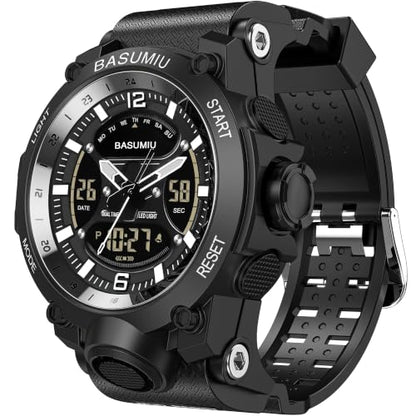 Military Digital Watches for Men Waterproof Work Mens Watch Sports - color: L-Black3