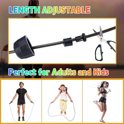 Jump Rope for Women Men Kids, Adjustable Skipping Rope with Ball Bearings, Professional Jumping Rope with Foam Handles, Tangle-Free Rapid Speed Jump Ropes for Fitness Workout Boxing Exercise - color: Green