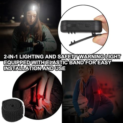 Taximi Super Bright Mini EDC Flashlight with Clip, 350LM, 4 Lighting Modes Running Lights for Runners, USB-C Rechargeable Small Clip on Flashlight for Camping, Hiking, Walking the Dog