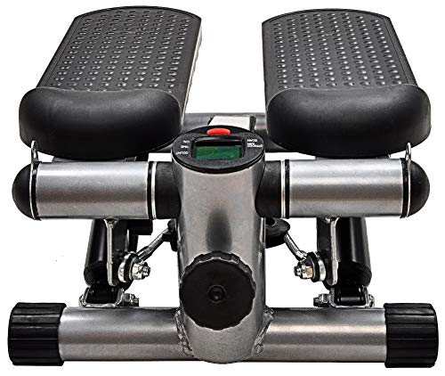 Fitvids Pre-Assembled Adjustable Mini Stepper Stair Stepper Stepping Machine with Resistance Bands