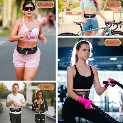 Cool Rock Roll Skeleton Hand Waist Fanny Pack Phone Holder for Women Men, - color: Skeleton Hand