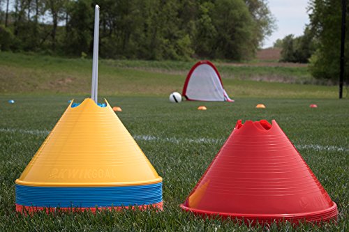 Kwik Goal Jumbo Disc Cones, Pack of 12 - color: Yellow