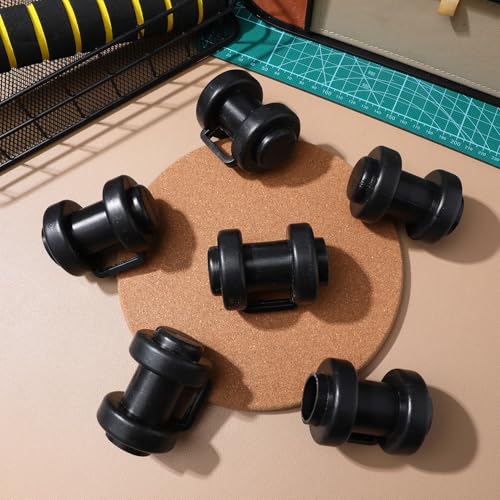 UPKOCH 6Pcs Black Trampoline Protective Caps for Enclosure Poles 2.75X1.77 Inch Plastic Safety End Caps for Kids Outdoor Trampoline Accessories