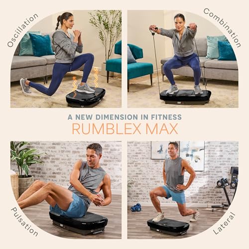 Lifepro Rumblex Max 4D Vibration Plate Exercise Machine with 99 Speeds