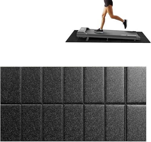 Walking Pad Treadmill Mat for Carpet Floors,55x24 Hardwood Floor Protection - size: 55"L x 23.6"W x 0.2"Th