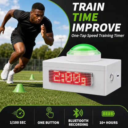 Speed Training Timer with Button and Bluetooth Video Control