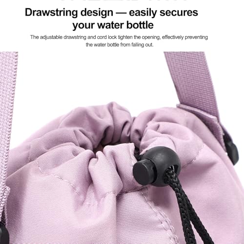 Water Bottle Holder with Strap, Portable Sling Bag with Phone Pocket, Water Bottle Accessories for Hiking Camping, Blue - color: Blue