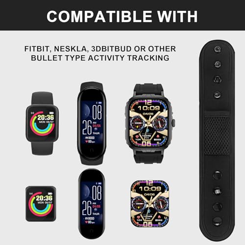 Ankle Band Fitness Pedometer for Men&Women,Compatible with Fitbit Flex 2/One/Zip/Charge 2 3/Alta HR or Garmin Vivofit/2/3/4/JR Fitness Tracker,Adjustable Breathable Sport Ankle Band