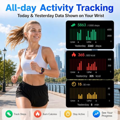 Pedometer Watch Senior Friendly No App No Phone Required, Activity Tracker - color: Purple