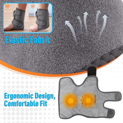 Cordless Foot Renew Triple Method Massager,Ankle Heating Pad with Massage
