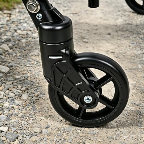 Kiffler Stair Climber Grocery Shopping Cart with Waterproof Line - color: Black+bag