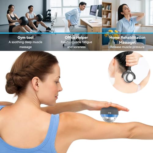 iECO Massage Ice Roller Ball Cold & Heat Therapy Plantar Fasciitis Roller - color: Blue+black