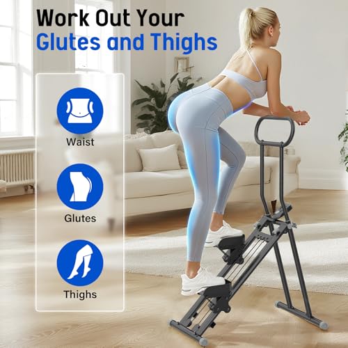 ERGOLIFE Stair Stepper with Adjustable Resistance, Stair Climber for Home