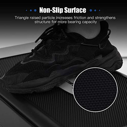 Goplus 30'' Aerobic Stepper with Risers, 5” 7” 9” Levels Height Adjustable, Workout Fitness Exercise Step Platform Trainer with Non-Slip Foot Pads, for Home/Gym