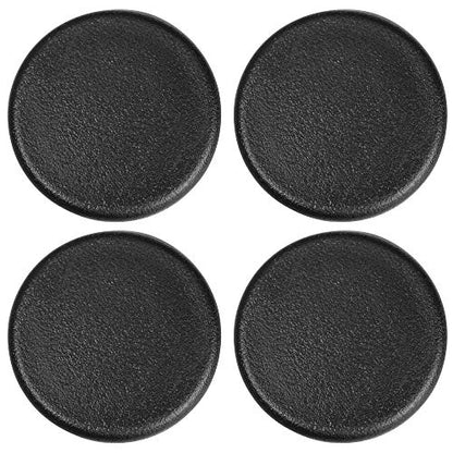 Prescott Plastics 1 1/4” (31.75 mm) Outer Perimeter Flexible Plastic Hole Plugs, Square Black Metal Tubing End Caps, Strong Furniture Leg Inserts, Impact & Weather Resistant, Made in the USA - 4 Pack - color: 4 Pack, size: 1.25"