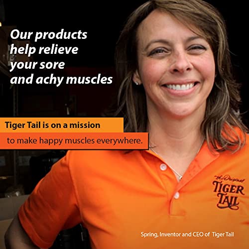 Tiger Tail Massage Sticks Portable Roller Bundle: Original 18in & Roadster 11in, Deep Tissue Foam Roller Body Massage and Myofascial Release Tool for Legs, Neck, Calves, Thighs, Shins & Back