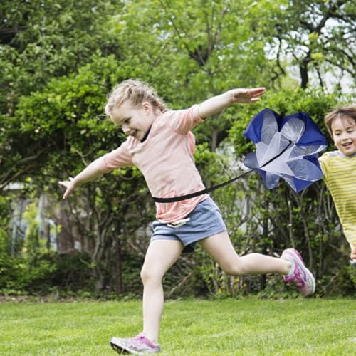Cyrank Running Parachute, Adjustable Running Speed Training Speed Training Parachute Sports Power Drills Chute for Youth and Adults