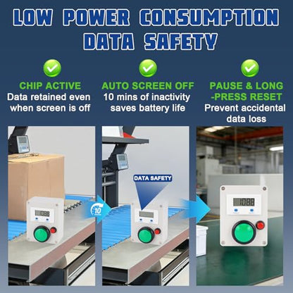 JIAWANSHUN 5-Digit LED Up Down Counter with Reset