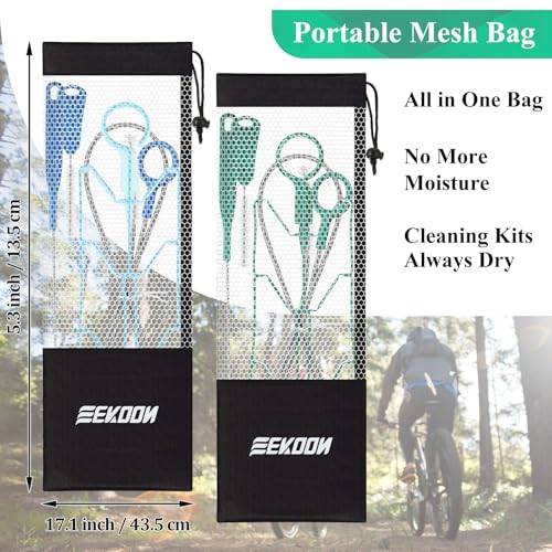 Feekoon Reservoirs Backpack Hydration Bladder Cleaning Kit - color: Blue & Green