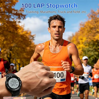 Professional Soccer Referee Watch with Tournament Mode Game Timer, 100-Lap Silent Stopwatch, 3-Line Backlit Display, On/Off Switch, Countdown/Alarm/Calendar for Football Officials, Coaches & Athletes - style: YS2020 Referee Watch