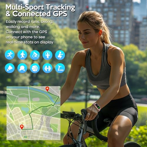 Fitness Tracker Watch, Smart Watch with Blood Pressure Heart Rate Sleep IP67 Waterproof Health Watches Fitness Activity Tracker Step Calorie Counter Pedometer Watches for Men Women Android iOS Phone - color: Purple-Fitness Activity Tracker Watch