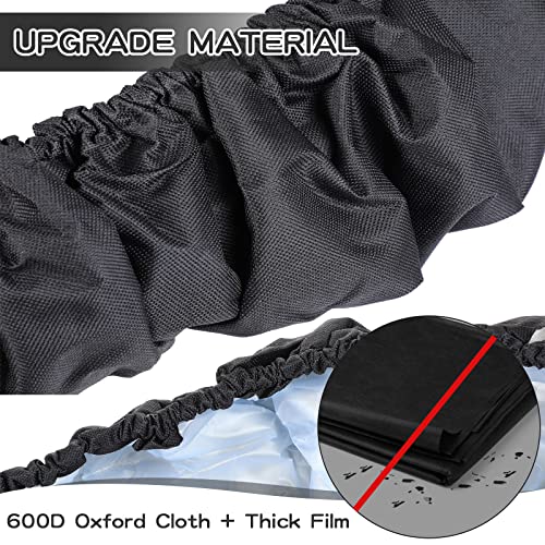 Tatuo Trampoline Spring Cover Round Replacement - color: Black, size: 36 Inch-6 Hole