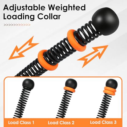 Weighted Ropeless Battle Ropes, Ropeless Battle Rope (Black and Orange)