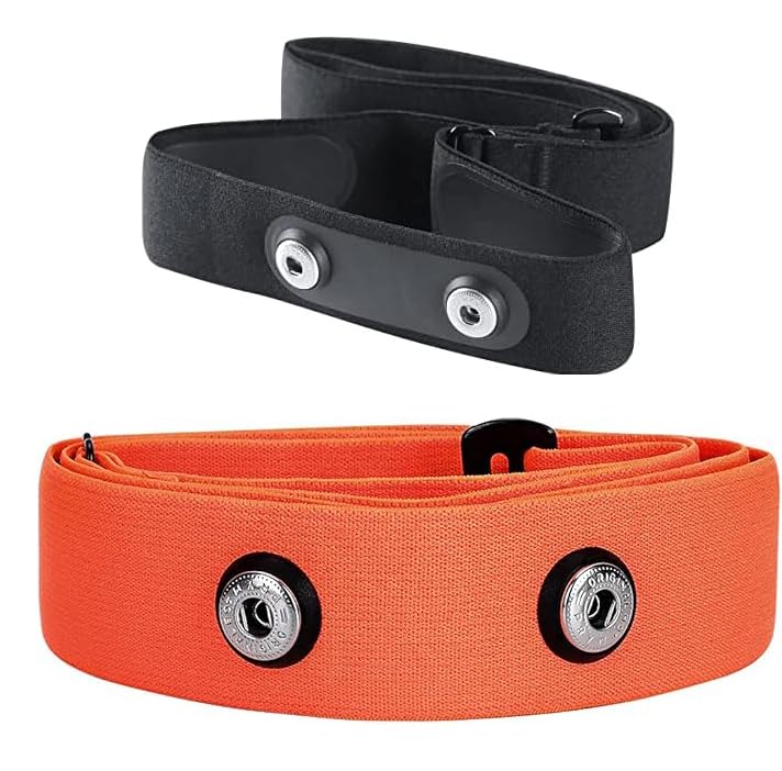 Heart Rate Monitor Replacement Chest Strap Fits for Polar H7 H1 Wahoo Tickr Garmin Chest Belt Small