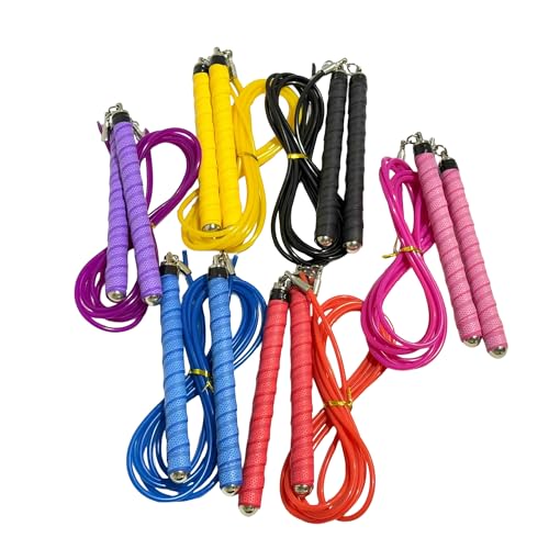 Buddy Lee Ninja Warrior Jump Rope – Adjustable Speed Rope for Fitness, HIIT, CrossFit & Boxing – Tangle-Free with Precision Ball Bearings – Durable, Lightweight & Ergonomic Handles (Pink)