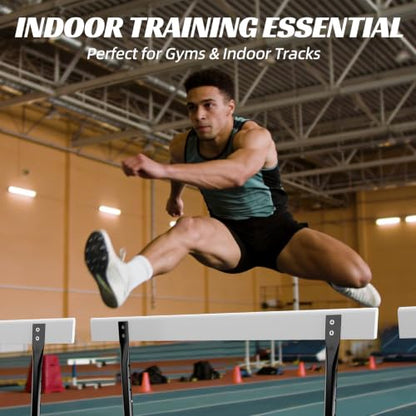 MR Height Adjustable Track & Field Hurdle, Anti-Tip Training Hurdle