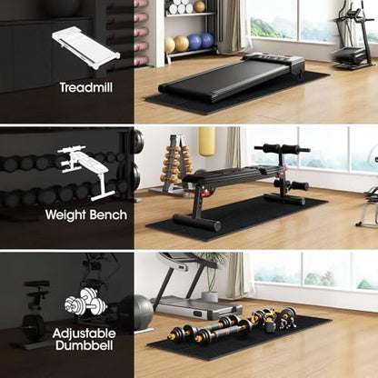Stepwaver Walking Pad Treadmill Mat for Carpet - 55.1"x23.6",0.2" - size: 55.1"L x 23.6"W x 0.2"Th