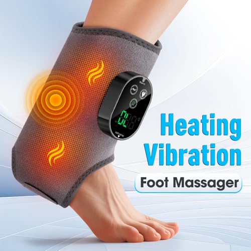 Cordless Foot Renew Triple Method Massager,Ankle Heating Pad with Massage