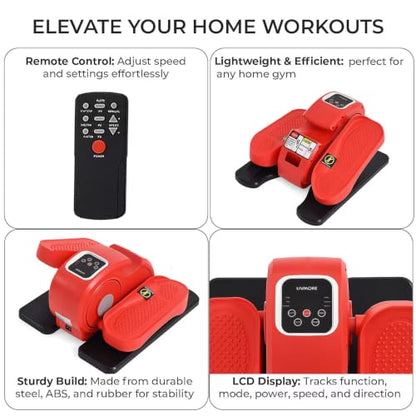 Livmore Electric Stepper with LCD Display & Remote - color: Red