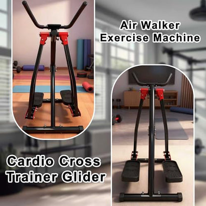 KINMAC Air Walking Elliptical Exercise Machine - color: Black