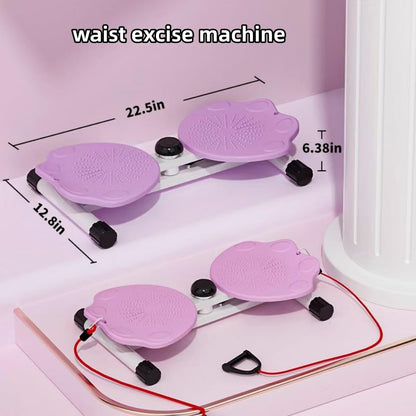 Waist Twister Machine for Exercise - color: purple cat