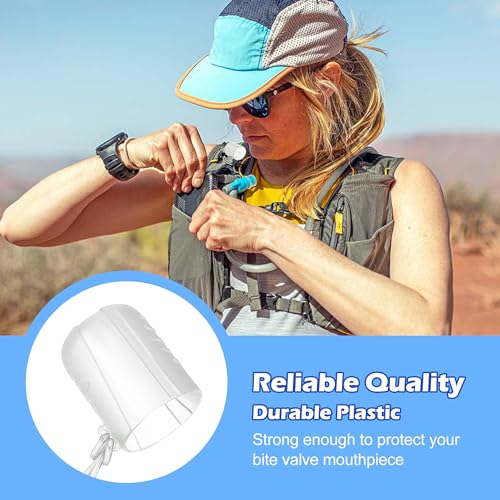 Enhon 2pk Hydration Bladder Silicone Bite Valve Cover Replacement