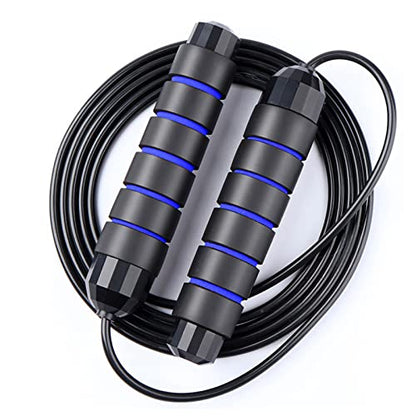 Redify Adjustable Jump Rope,Jump Ropes for Fitness for Men Women - color: Blue