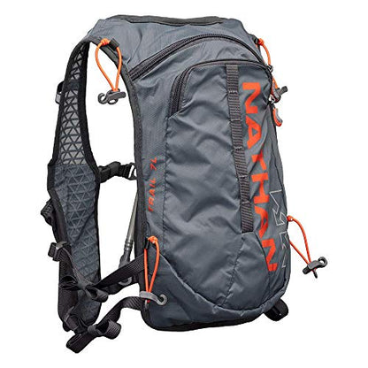 Nathan TrailMix 7L Running Vest for Men & Women, Hydration Vest w/ 2L Bladder Hydration Pack, Water Backpack for Hiking, Running, Walking, Marathon, Race - size: OSFM (Extended)