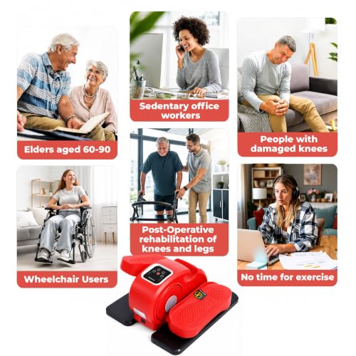 Livmore Electric Stepper with LCD Display & Remote - color: Red