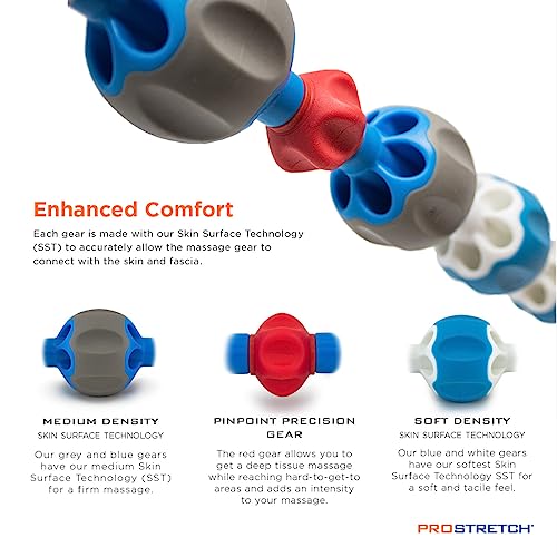 ProStretch Plus Calf Stretcher & Pro Roller Massage Stick for Muscle Tightness and Soreness Relief