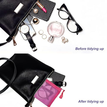 Mesh Pouch, Rose Pink, 3.93 x 7.87 inch, 1-Piece - color: Rose Pink, size: 3.93 x 7.87 inch
