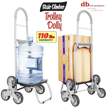 dbest Products Stair Climber Trolley Dolly with Backpack Straps, Shopping cart Grocery Foldable Condo Apartment - color: Flower, style: Backpack Straps