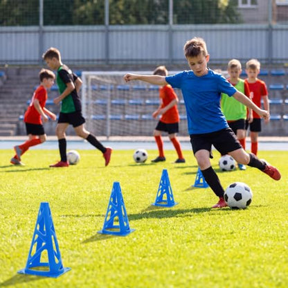 Tuanse Training Cones for Soccer Agility Drills - color: Blue
