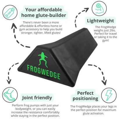 KIT w/Booty Band Hip Circle - Patented Frog Pump Exercise, Home Workout, Glute Training, Booty Building Accessory