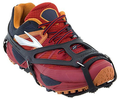 Kahtoola 1st Gen NANOspikes Footwear Traction for ICY Winter Road Running & Walking - color: Black, size: Small