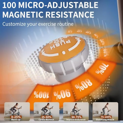 Maicifi Indoor Cycling Bike, Silent Belt Drive, Heavy Flywheel, Digital Display, Home Gym Cardio Workout Training