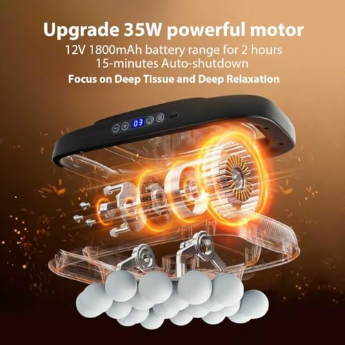20 Head Portable Massage Gun Deep Tissue,3 Modes,30 Levels