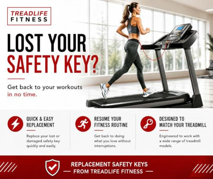 Treadmill Safety Stick Key - Compatible with Various Schwinn Treadmill Models