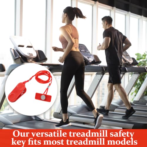 Biaungdo Universal Treadmill Magnet Safety Key, Rectangle Magnetic Safety Stop Switch Replacement Parts - size: 14 x 35mm