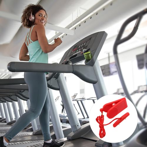 Treadmill Safety Key Replacement Treadmill Emergency Key Running Machine Stop Key Fitness Equipment - size: 14.80X4.50X2.80CM